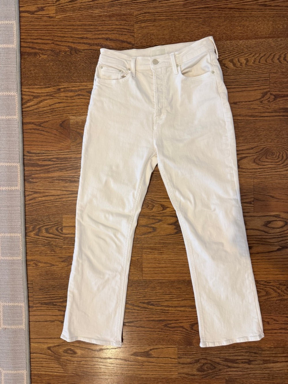 Mother white ankle jeans size 29